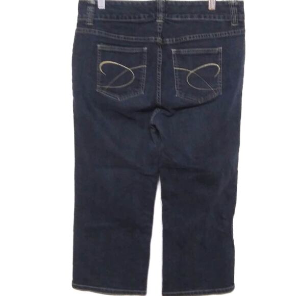 CHICO'S PLATNIUM Capri Jeans Blue SZ 1 - Picture 3 of 5